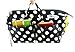 Periea Handbag Organizer Black With White Polka Dots - Natasha