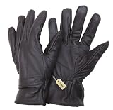 FLOSO Mens Genuine Leather Gloves (L/XL) (Brown)