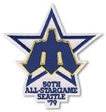 2 Patch Pack - 1979 All Star Game MLB Baseball Jersey Sleeve Patches - Seattle Mariners Host
