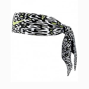 Nike Dri-Fit Head Tie 2.0 (Black/Volt Print)