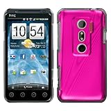 Hot Pink Cosmo Hard Protector Case Cover For HTC EVO 3D Shoot
