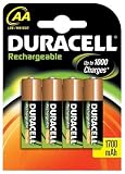 Duracell Rechargeable Batteries AA 4 pack