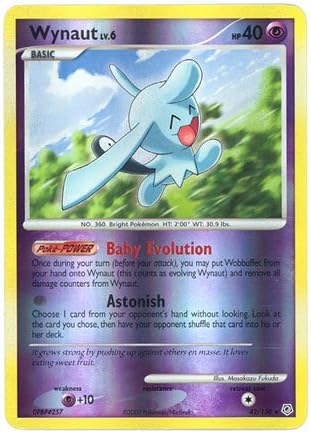 Pokemon Diamond & Pearl Wynaut LV.6 Holofoil Card