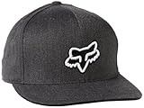 Fox Men's Displacement Fitted Hat, Charcoal, 7 1/4