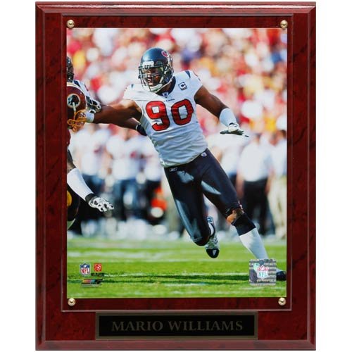 Houston Texans #90 Mario Williams 10.5'' x 13'' Player Plaque