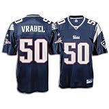 Reebok New England Patriots Mike Vrabel Replica Team Color Jersey