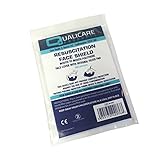 5 x QUALICARE RESUSCITATION FACE SHIELD MOUTH TO MOUTH POLYTHENE COVER FILTER PAD