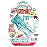 KONG Puppy Teething Stick Dog Toy, Medium, Assorted Pink/Blue