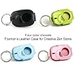 Fosmon's Premium Leather Key Chain Case for Creative Labs Zen Stone