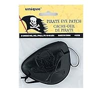Gold Tooth Pirate Black Eye Patch