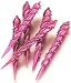 Kitchen & Housewares : Set of 6 Fuschia Spiral Beaded Icicle Christmas Ornaments #856437