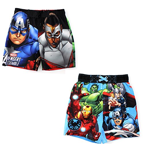 Marvel Boys 4-7 Avengers Swim Trunk