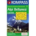 Kompass Karten, Alpi Bellunesi (Nr.77)