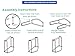 Bluefun 2 X Plastic Hangers Caddy/Hanger Holder (White)