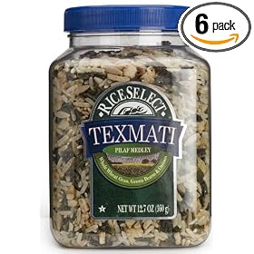 RiceSelect Texmati-Vegetable Whole Wheat Orzo Pilaf, 12.7-Ounce Jars (Pack of 6)