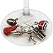 Arkansas Razorbacks NCAA Glassware Charm Set (Set of 6)