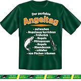 Produkt-Bild: Angler Freizeit Fischer Motiv: Der perfekte Angeltag (T-Shirt) inkl Absperrband