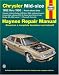 Book Haynes Chrysler Mid-Size Cars Repair Manual, 1982-1995 (Haynes Repair Manual)