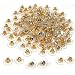 Gold Tone Hypo Allergenic Bullet Clutch Earring Backs W/ Pad (X50)