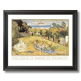 Vincent Van Gogh Old French Landscape Home Decor Wall Picture Black Framed Art Print