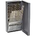 Alvord Polk 127-S-12 High-Speed Steel Chucking Reamer Set, Left Hand Spiral Flute, Uncoated Finish, 60-Piece, #1 - #60 Wire Sizes