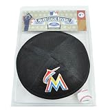 MLB Miami Marlins Blk Clip Pro Kippah Kipa Yamaka Jersey Mesh Licensed Yarmulke