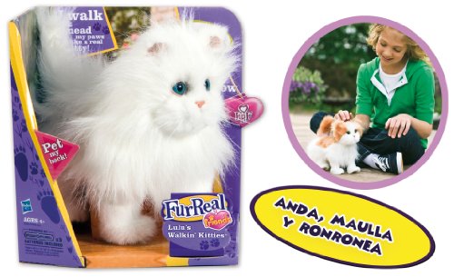 Imagen 2 de Hasbro Fur Real Friends Gatita andarina - Gato de peluche con movimiento
