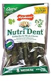 Nutri Dent Edible Dental Brush Chews - Medium 8 Pack