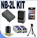 BigVALUEInc Accessory Saver NB-2L Lithium Ion Battery/Rapid Charger Bundle for Canon ZR and Elura MiniDV Camcorders + MORE