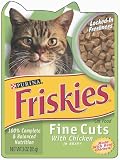 Friskies Cat Food Fine Cust with Chicken in Gravy, 3-Ounce Pouches (Pack of 48)