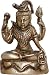 Meditation Statue Lord Siva Brass Figurine (mst079)