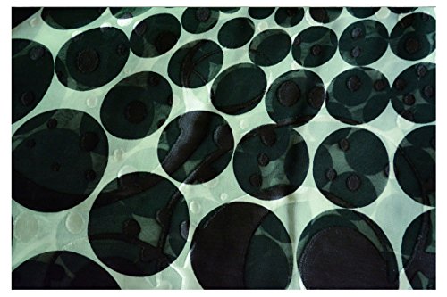 Circular Shawls Magenta &amp; Blue Grey on Off-White Abstract Floral