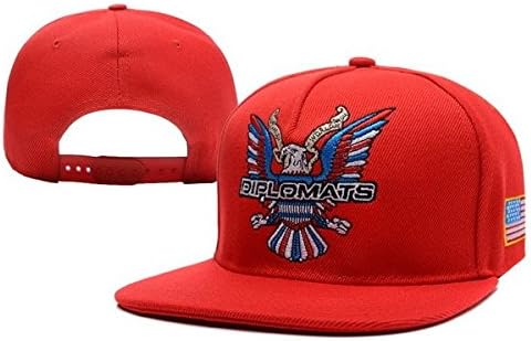 Dipset U.S.A Diplomats Eagle Logo Hip-Hop Hat Flat Peaked Adjustable Baseball Cap Snapback Cap Hat