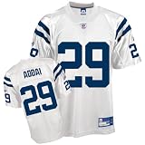 Reebok Indianapolis Colts Joseph Addai Replica White Jersey Large