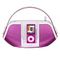 iLive Portable Music System with iPod Dock - Pink (IB109P)