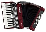 Produkt-Bild: Hohner Bravo II 48 Bass-Akkordeon (Rot)