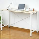 山善(YAMAZEN) サイバーコム シンプルデスク(幅120奥45) ナチュラルメイプル MCP-1245(NM/IV)