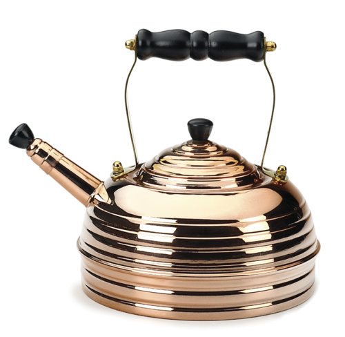 "Simplex Beehive 1.7 Quart Tea Kettle, Copper"