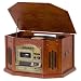 Victoria GDI-TW3USB 7-in-One Stereo Entertainment Center, Paprika