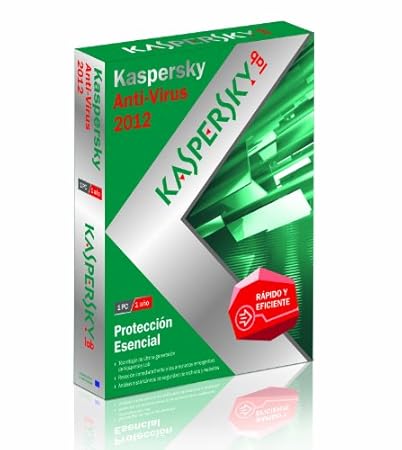 Kaspersky Antivirus 2012  1 licencia - base - 1 año