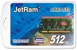 Transcend JetRAM - Memory - 512 MB - SO DIMM 200-pin - DDR2 - 533 MHz / PC2-4200 - CL4 - 1.8 V