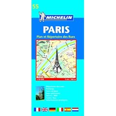 Michelin Paris Street Map (Michelin Maps)
