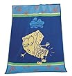 Herding, 7175/12.036, Flauschdecke "Sponge Bob" ( Kids Best ), Gr��e: 150/200 cm, Material: 60% Baumwolle / 40% Dralon