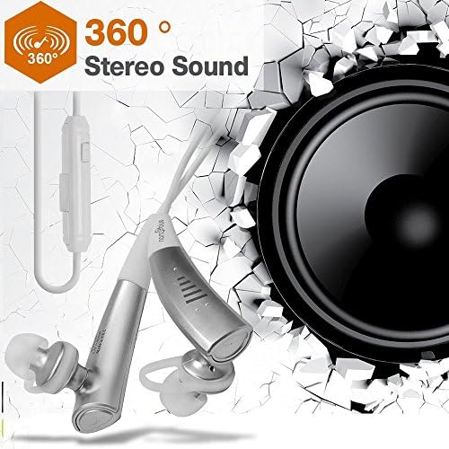 Touch Control Bluetooth Headset Headphones Ts-750 By Starrybay [Best Hd Stereo Music] Lightweight Sweatproof Neckband Wireless Stereo Sports Headset for Running & Gym & Exercise & Driving - Hands-free in Ear Earphones Earbuds + Microphone Bluetooth V4.0+edr for Iphone 6, 6 Plus, 5 5c 5s 4 and Android (Golden)