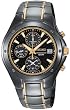 Seiko Dress Chronograph Titanium Mens Watch SND641