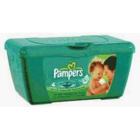 Pampers Baby Wipes Baby Fresh Scent Tub 77 Count