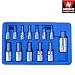 SKT/BIT HEX CrV MM 13PC 1/4"