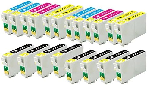Inkforever 20 Pack T200xl Ink Cartridges for Epson Xp-200, Xp-300, Xp-400, Wf-2520, Wf-2530, Wf-2540. T200xl120, T200xl220, T200xl320, T200xl420