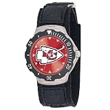 NFL Men's FDV-KC Agent Series Kansas City Chiefs Velcro Watch