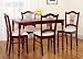 5 Piece Dining Set - Patriot Rose Mahogany